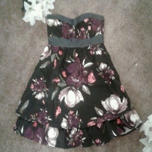 Charlotte Russe Strapless Floral Dress